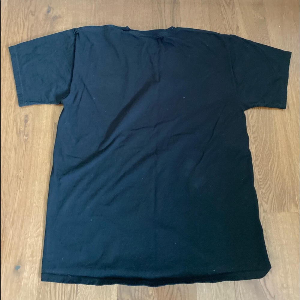 MENS MEDIUM BLACK AND BLUE CHAMPION TEE - Picture 5 of 5